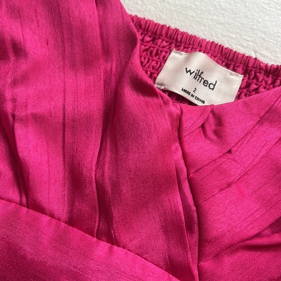 WILFRED pink crop top size 2 - Picture 4 of 5